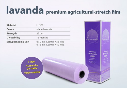 Lavanda film étirable