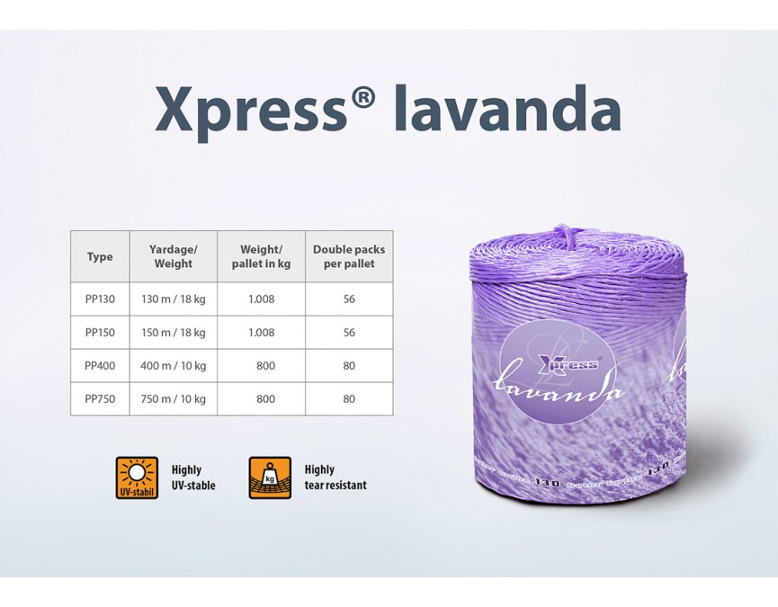 Xpress lavanda: superieure kwaliteit, lange levensduur en hoge UV-stabiliteit