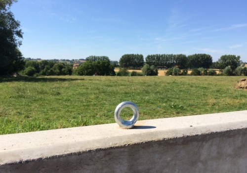 Vis à anneau pour silo DIN 580 M16 C15 - Galvanisé