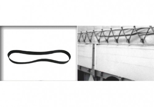 Vlakke rubberband 350 x 20 x 2mm