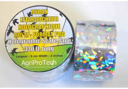 Ruban effaroucheur  holographique100 m