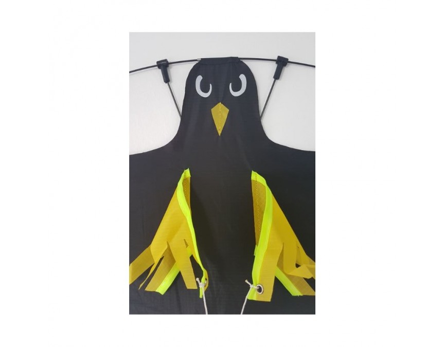 Vlieger FlyTrac® 100 cm x 50 cm zwart