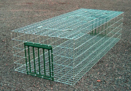 Duivenval met 2 ingangen